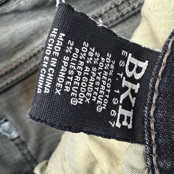 Buckle BKE Jeans Mens 30 Blue Jake Straight Stretch Thick Stitch - Picture 8 of 14